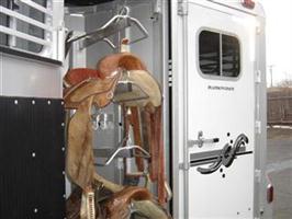 An electric saddle rack is a real back and shoulder saver.